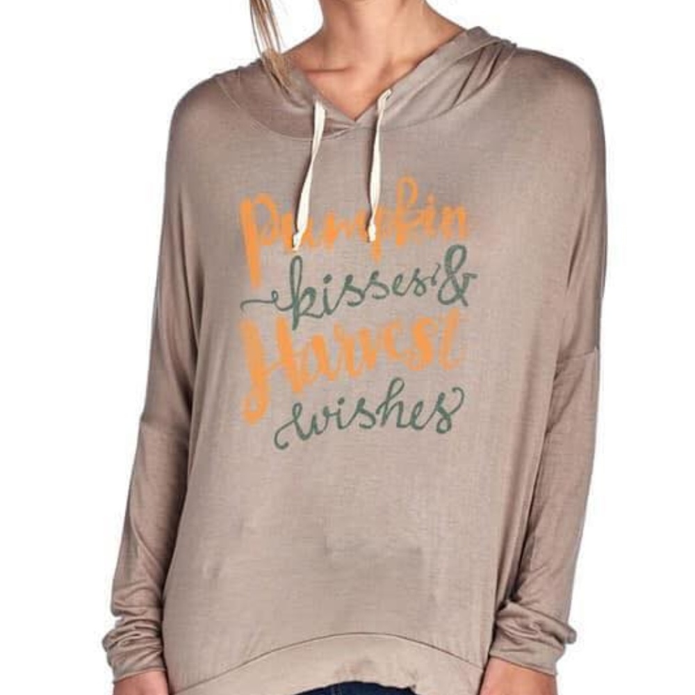 Pumpkin Kisses Harvest Wishes Sweatshirt